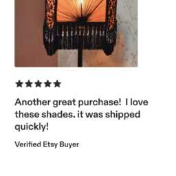 Pink & Black Lace Lampshade With Beaded Fringe - thumbnail 4