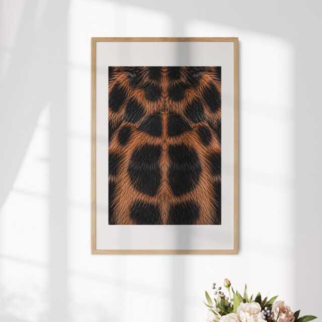 Tarantula Print Wall Art Poster Wild Animal Safari Jungle Birds Home D??cor Bedroom Living Room Wildlife Aesthetic Gift Lover UK - image 1