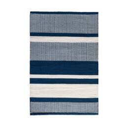 Navy Blue Indigo Bathroom Bath Mat - Bathmat Rug Runner Bathtub Shower Sink Soft Washable Handwoven Ethical Cyber Holiday Sale Gift - thumbnail 3