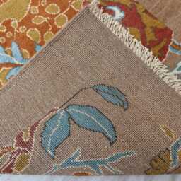 2'10x4'0 Ft Afghan Navy Brown Small Area Rug - Luxury Brand New Medallion Kazak Turkish Rug, Beautiful Living Room - thumbnail 4