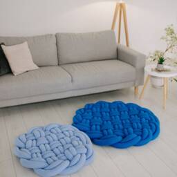 Floor Mat Round Rug Colorful Seating Custom - thumbnail 2