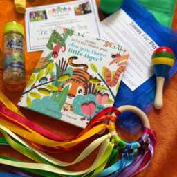 Baby Newborn Sensory Tiger Music & Dance Book Bag - thumbnail 4