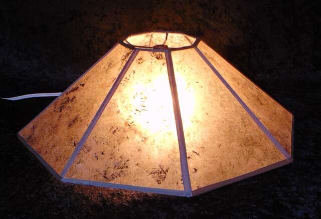 Lamp Shade Silver Mica 20