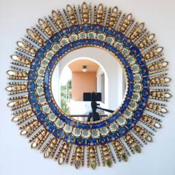 "Peruvian Mirrors ""78cm Blue Eye" - thumbnail 2