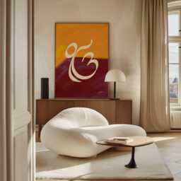Ek Onkar Symbol Print - Sikh Scripture Wall Art Ik Poster Punjabi Spiritual Decor Waheguru Design Gurbani Home - thumbnail 2