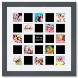 Instax Square Photo Frame - 25-Aperture Grey Collage - thumbnail 3