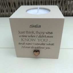 Shabby Personalised Chic Special Best Friend Candle Gift Birthday Present Any Name You Would Like