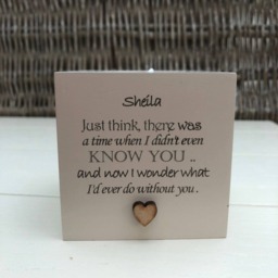 Shabby Personalised Chic Special Best Friend Candle Gift Birthday Present Any Name You Would Like - thumbnail 2