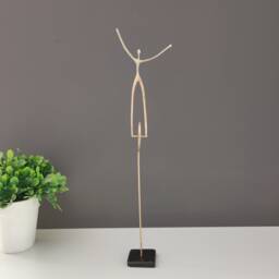 "Handmade Bronze Sculpture ""Grateful" - thumbnail 3