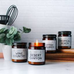 Scottish Highlands Candle Scotland Travel-Inspired, Fresh Scented Heather, Sea Mist - thumbnail 3