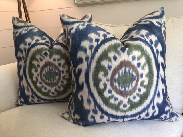 "Manuel Canovas Pillow Cover, ""Madina" - image 1