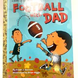 Little Champ Football With Dad Crochet Baby Blanket Plush & Book Set - thumbnail 4