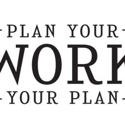 "Vinyl Wall Decal - ""Plan Your Work Plan" - thumbnail 2