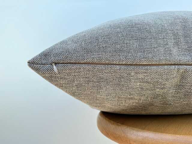 Beige Linen Pillow Cover Modern Textured Neutral Cushion - All Duties Paid Usa - image 1