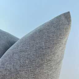 Beige Linen Pillow Cover Modern Textured Neutral Cushion - All Duties Paid Usa - thumbnail 3