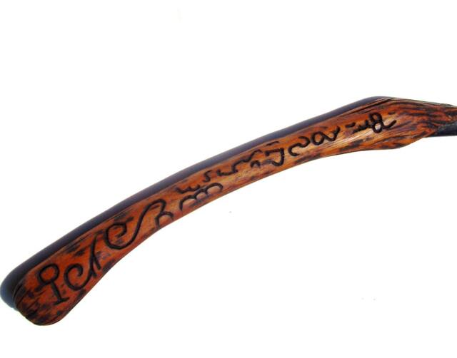 Bellatrix's First Wand, Fully Hand-Carved Walnut Wood, No Resin - image 1