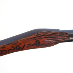 Bellatrix's First Wand, Fully Hand-Carved Walnut Wood, No Resin - thumbnail 3