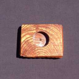 Dragonfly Tealight - Scaled Candle Holder Mulberry Decor Recycled Wood Reclaimed Novelty Nature Reptile Scales Uneven - thumbnail 4