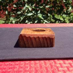 Dragonfly Tealight - Scaled Candle Holder Mulberry Decor Recycled Wood Reclaimed Novelty Nature Reptile Scales Uneven - thumbnail 3