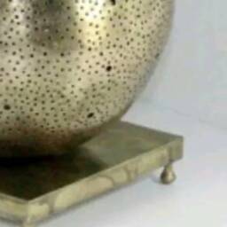 Handmade Brass Moroccan Table Lamp Perforated Lighting Decor - thumbnail 3