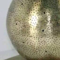 Handmade Brass Moroccan Table Lamp Perforated Lighting Decor - thumbnail 4