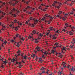 10??20 Ft Oversize Red Navy Handmade Afghan Large Wool Rug, Conference Hall Carpet - thumbnail 4