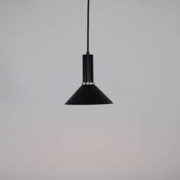 Pendant Light Fixture, Flat Metal, Chandelier, Black Light, Minimal Mid Century Elongated Lamp, Hanging Light - thumbnail 3