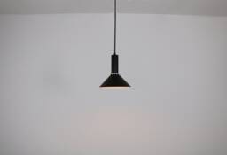 Pendant Light Fixture, Flat Metal, Chandelier, Black Light, Minimal Mid Century Elongated Lamp, Hanging Light - thumbnail 1