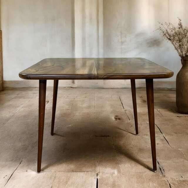 English Exmoor Walnut Square Dining Tables - image 1
