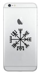 Vegvisir Viking Symbol, Vinyl Wall Art Decal, Wayfinder, Icelandic Magic, Norse Pagan - thumbnail 3