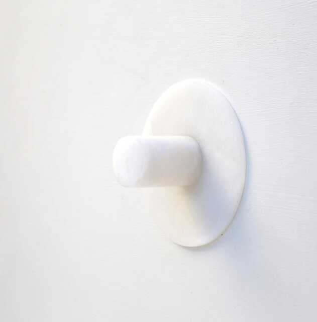 Wall Sconce/Flush Mount Ceiling Light, Mid Century Sconce/Ceiling Light With White Glass Shade, No.0272 - image 1