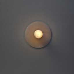 Wall Sconce/Flush Mount Ceiling Light, Mid Century Sconce/Ceiling Light With White Glass Shade, No.0272 - thumbnail 4