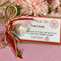 Personalised Santa Magic Key Set Handmade Christmas Eve Box Filler - thumbnail 3