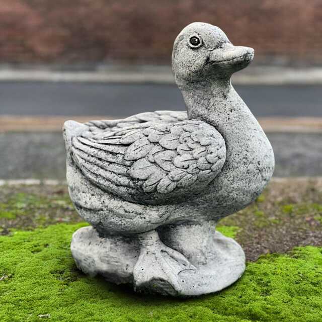 Concrete Goose Sculpture Outdoor Duck Figure Cement Bird Ornament Stone Farm Decoration Handmade Goose Lover Gift Pet Decor Yard Art - image 1