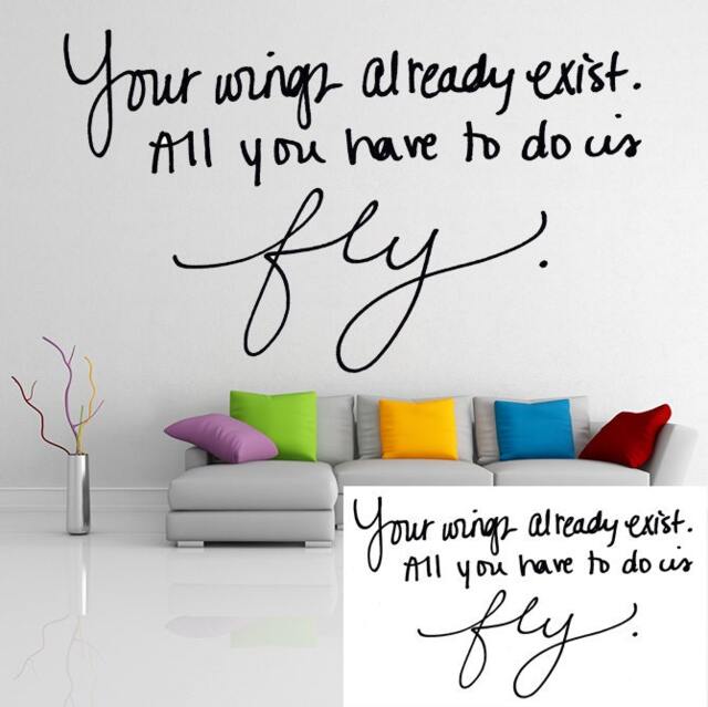 Custom Personalized Handwriting Sticker - Hand Writing Quote Gift Wall Drawn Vinyl Decal Made Lettering Written in Calligraphy Sigm Mural - image 1