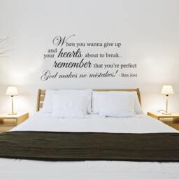Bon Jovi - Welcome To Wherever You Are Wall Sticker Contemporary Vinyl Decal Love - thumbnail 1