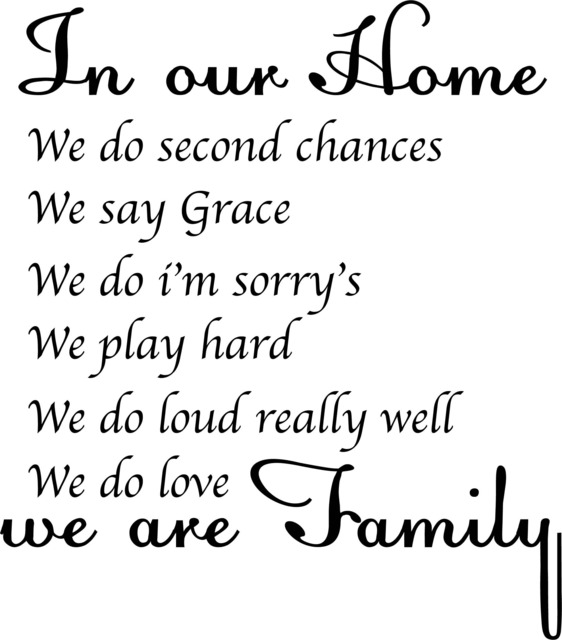 Family in Our Home Printable Wall Art