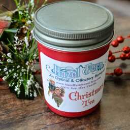 Christmas Tea Scented Soy Candle - Holiday Spice, 8 Oz - thumbnail 2