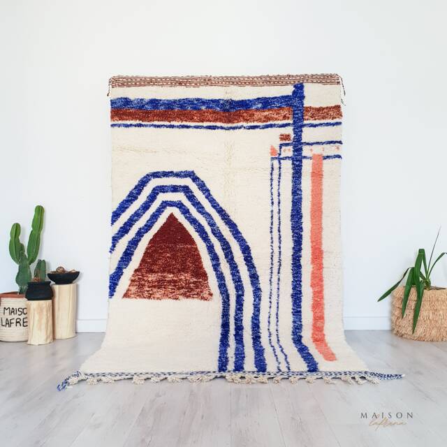Fabulous Beni Ourain Rug, Moroccan Berber Area 5.4 X 8.7 Ft - image 1
