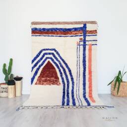 Fabulous Beni Ourain Rug, Moroccan Berber Area 5.4 X 8.7 Ft