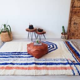 Fabulous Beni Ourain Rug, Moroccan Berber Area 5.4 X 8.7 Ft - thumbnail 2