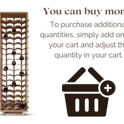 Woodworking Wine Rack Shelf Stylish Wooden Bottle Holder & Stand For Bar Shelves, Home Decor, Kitchen Storage - thumbnail 4