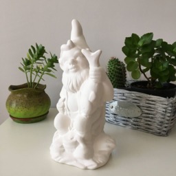 Ready To Paint, Garden Gnome, Ceramic Fisherman Statue, Decor, Sea Decoration, Outdoor Statues, Gift Idea, Dwarf, Art Gnomes - thumbnail 2
