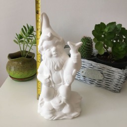 Ready To Paint, Garden Gnome, Ceramic Fisherman Statue, Decor, Sea Decoration, Outdoor Statues, Gift Idea, Dwarf, Art Gnomes - thumbnail 4