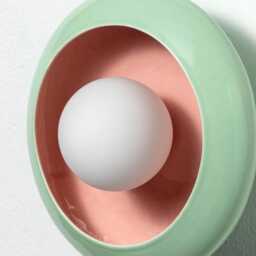 Ceramic Wall Sconce, Modern Ambient Lighting For Contemporary Interiors - thumbnail 3