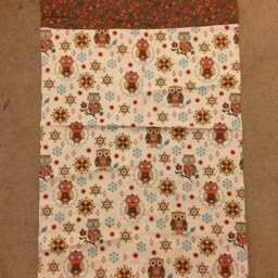 Owls Vintage Print Standard Pillowcase - thumbnail 2