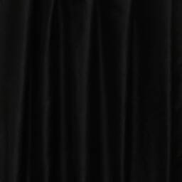 Black Art Silk Curtain Panels, Faux Curtains - Rod Pocket, Grommet, Box Pleat, Three Pinch Tab Top & Plain Ring Top - thumbnail 3
