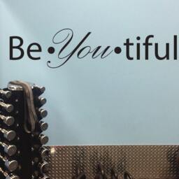 Inspirational Wall Decal, Be You Tiful, Beautiful Gym Office Kids Room Decor, Bathroom Sign - thumbnail 3
