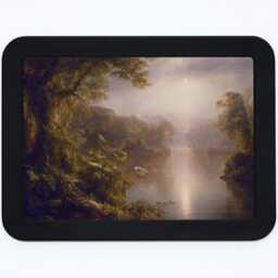 El Rio De Luz The River Of Light Frederic Edwin Church Trees Nature Landscape Classic Painting Wooden Framed Art Print - thumbnail 2