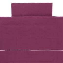 Kraftkids Muslin Bedding Set, Purple Duvet 135 X 100 cm, Pillow 40 60 140 200 80 cm - thumbnail 2